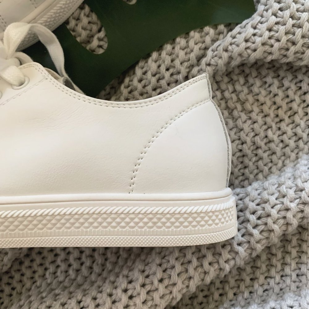 NEW🔥 Genuine Leather Lace-Up Casual Comfy Sneaker - Picture 5 of 7